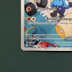 Pokemon Riolu Illustration Rare Full Art Holo Card 215/198 SV01 English - Image 5