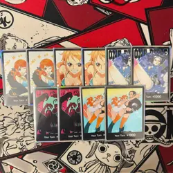 One Piece Card Game - 10 Custom DON!! - Nami & Nico Robin Mix - Image 1