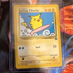Pokemon Surfing Pikachu Promo Basic Lot - 2 Cards, 2001, Nintendo, English - Image 2