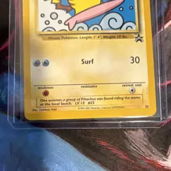 Pokemon Surfing Pikachu Promo Basic Lot - 2 Cards, 2001, Nintendo, English - Image 5