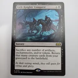 MTG Lich-Knights' Conquest - Wilds of Eldraine Magic the Gathering - Image 1