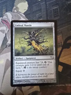UMBRAL MANTLE, MAGIC THE GATHERING SHADOWMOOR NEAR MINT MTG NM - Image 1