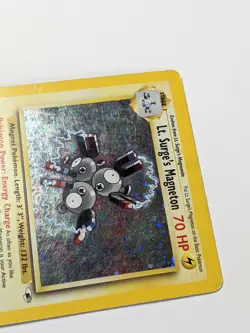 Pokemon: Lt. Surge’s Magneton 8/132 Rare Holo. Gym Heroes. HP - Image 3