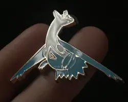 2 X Pokemon Pin Badge Latias Latios From Dragon Majesty Blister - Image 3