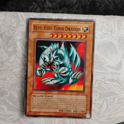 VINTAGE 1996 Original Blue-Eyes Toon Dragon YU-GI-OH TCG CARD SDP-020 Excellent - Image 2