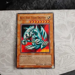 VINTAGE 1996 Original Blue-Eyes Toon Dragon YU-GI-OH TCG CARD SDP-020 Excellent - Image 3