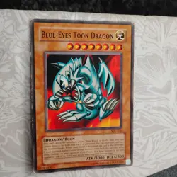 VINTAGE 1996 Original Blue-Eyes Toon Dragon YU-GI-OH TCG CARD SDP-020 Excellent - Image 5