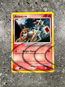 Pokemon TCG Cards Arceus AR3 Platinum Arceus Secret Rare Holo LP - Image 1
