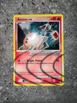 Pokemon TCG Cards Arceus AR3 Platinum Arceus Secret Rare Holo LP - Image 3