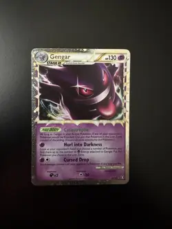 Pokemon Gengar Prime Holo 94/102 Triumphant Ultra Rare 130HP 2010 TCG Card - Image 1