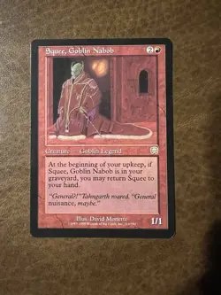 Squee, Goblin Nabob EX Mercadian Masques MTG Magic the Gathering - Image 1