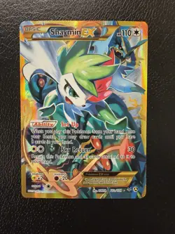 Pokemon TCG Shaymin EX - 077A/108 Pokemon Alternate Art Promo Holo LP+ - Image 1