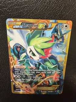 Pokemon TCG Shaymin EX - 077A/108 Pokemon Alternate Art Promo Holo LP+ - Image 3