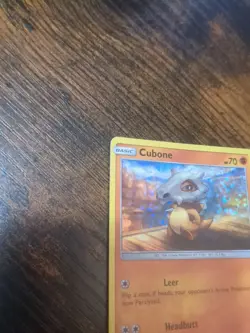 2018 Pokemon McDonalds Cubone 7/12 Confetti Holo Common MP - Image 2