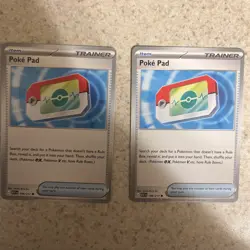 2x Pokemon Poke Pad 198/217 Lot Of 2 Ascended Heroes 🔥🔥🔥🔥🔥 FAST SHIP - Image 1