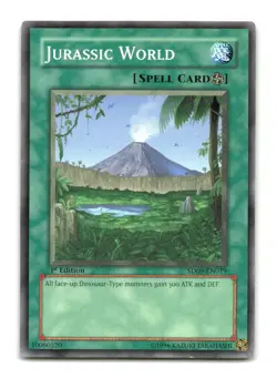 Jurassic World - SD09-EN019 1st Edition - YuGiOh-LP - Image 1