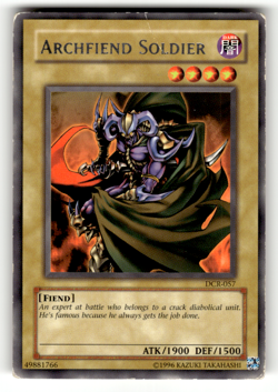 Archfiend Soldier DCR-057 Unlimited Rare Dark Crisis MP - Image 1