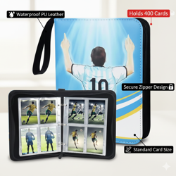 Card Binder 400 Pockets | Trading Card Album | Football, MTG, TCG Holder - Image 1