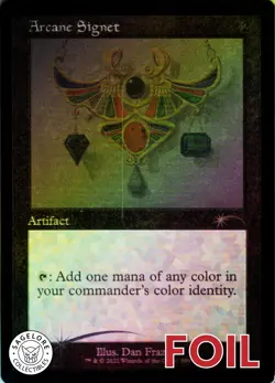 MTG Arcane Signet (Etch) (589) | NM Foil | Secret Lair Allied Signets {SLD} - Image 1