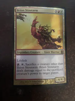 MTG FOIL Brion Stoutarm Arsenal Oversized - Commander - Image 1