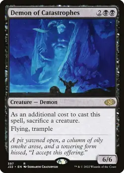 [MTG] Demon of Catastrophes (397) (J22) NM - Image 1