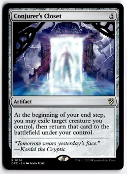 Conjurer's Closet NM DRC Commander: Aetherdrift MTG - Image 1