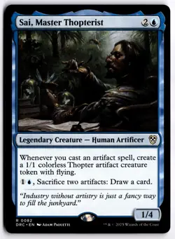Sai, Master Thopterist NM DRC Commander: Aetherdrift MTG - Image 1