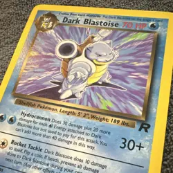 Dark Blastoise 20/82 Team Rocket Non-Holo Rare Pokemon Card TCG LP - Image 2