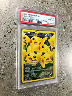 Pokemon TCG Cards Pikachu RC29/RC32 Generations Full Art Holo PSA 8 NM-MT - Image 3