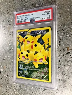 Pokemon TCG Cards Pikachu RC29/RC32 Generations Full Art Holo PSA 8 NM-MT - Image 4