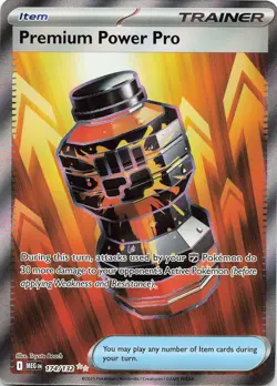 POKEMON Premium Power Pro #174/132 Holofoil ME01: Mega Evolution NM - Image 1