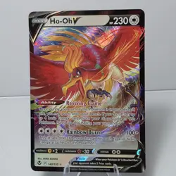 Pokemon TCG Ho-Oh V 140/195 Silver Tempest Full Art Holo Ultra Rare English - Image 1
