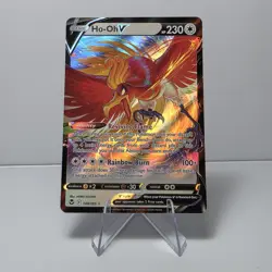 Pokemon TCG Ho-Oh V 140/195 Silver Tempest Full Art Holo Ultra Rare English - Image 2