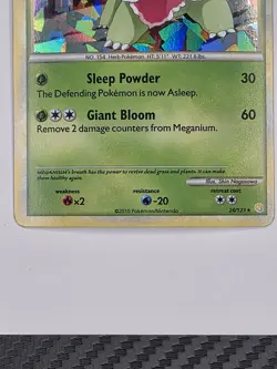 Meganium 26/123 Heartgold Soulsilver (Cracked Ice Holo) Pokemon TCG NM+ - Image 3