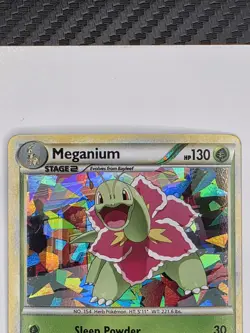 Meganium 26/123 Heartgold Soulsilver (Cracked Ice Holo) Pokemon TCG NM+ - Image 4