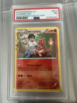 Pokemon 2016 XY Generations Radiant Collection Charmeleon #RC4 PSA 7 - Image 1