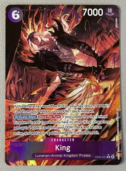 One Piece TCG King EB04-031 Alt Art The Azure Sea's Seven English NM - Image 1