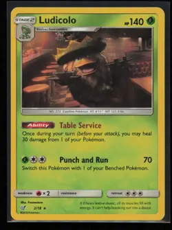 Ludicolo 2/18 Pokemon Detective Pikachu Rare Near Mint Holo Card - Image 1