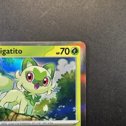 Sprigatito 001 Sv: Scarlet & Violet Holo Black Star Promo Cards NM - Image 2