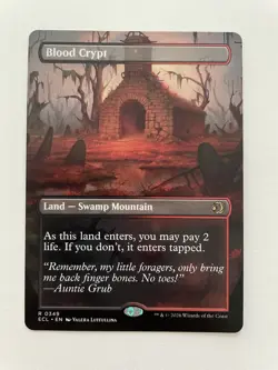 MTG Blood Crypt BORDERLESS 0349 ECL - Image 1