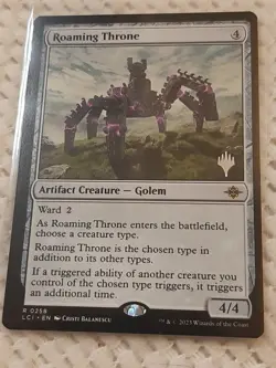 Roaming Throne Promo Pack the Lost Caverns of Ixalan Regular Non Foil NP - Image 1