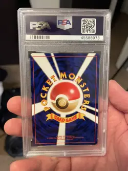 Pokemon Japanese Hitmonchan #107 Holo Base Set 1996 PSA 10 - Image 2