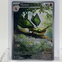 Pokemon TCG Surging Sparks Vibrava #206/191 Illustration Rare NM - Image 1