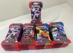 Pokemon TCG - Destined Rivals : Sleeved Booster Packs Lot of 50 Sealed - Image 1