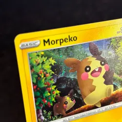 Morpeko SWSH012 Pokemon Sword & Shield Black Star Promo HOLO SWIRL Card LP - Image 3