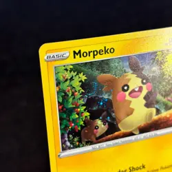 Morpeko SWSH012 Pokemon Sword & Shield Black Star Promo HOLO SWIRL Card LP - Image 4