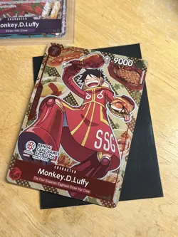 NM Monkey.D.Luffy (P-080) Bandai Card Fest 24-25 Promo! One Piece Card Game ENG - Image 1