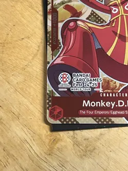 NM Monkey.D.Luffy (P-080) Bandai Card Fest 24-25 Promo! One Piece Card Game ENG - Image 3
