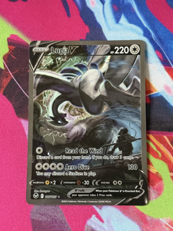 Pokemon Silver Tempest Lugia V Alt Art Card 186/195 - Image 1