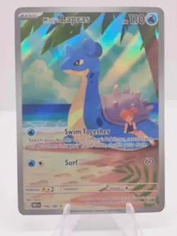 Pokemon TCG Misty's Lapras Destined Rivals 194/182 Illustration Rare - Image 1